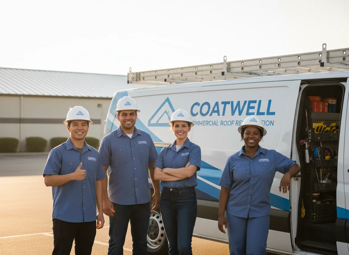 Commercial roof coating company in Chaplin, CT